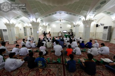 آستانہ مقدس علوی میں حفظ و قرائت مقابلہ + تصاویر