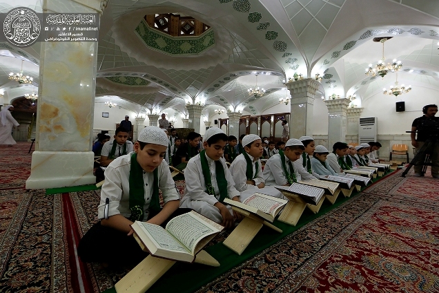 آستانہ مقدس علوی میں حفظ و قرائت مقابلہ + تصاویر
