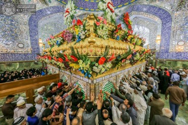 شب ولادت امام علی(ع) پرروضے کی خوبصورت تصاویر