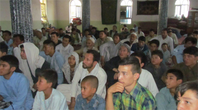 مزارشریف میں انس با قرآن کی محفل + تصاویر