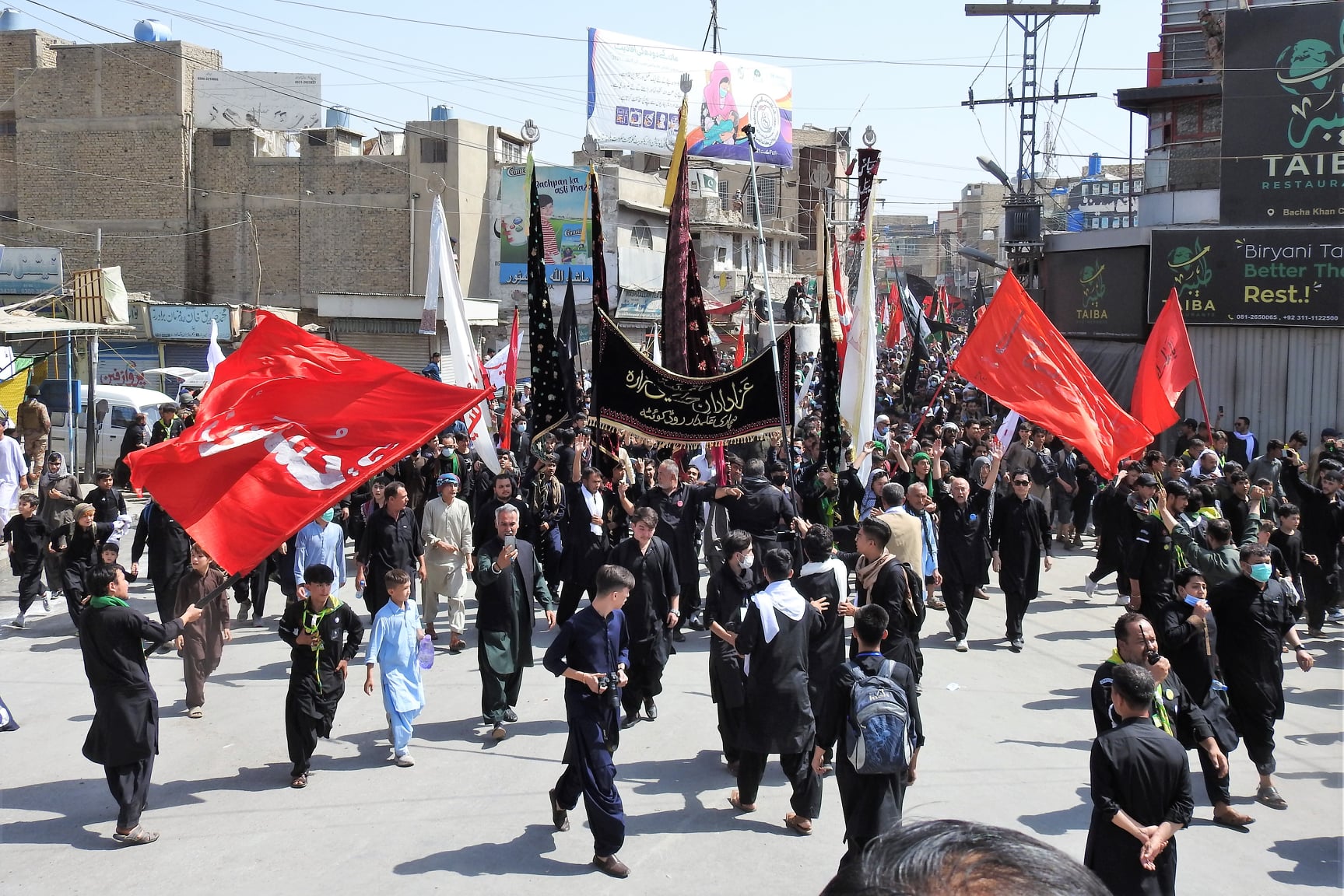 نواسہ رسول کی شہادت اور یوم عاشورکا جلوس+ تصاویر