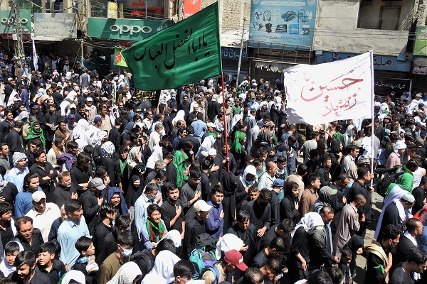 نواسہ رسول کی شہادت اور یوم عاشورکا جلوس+ تصاویر