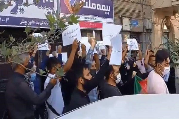 طالبان کے خلاف تهران و کابل میں مظاہرے/ افغانی باشندوں کے باہر جانے پر پابندی