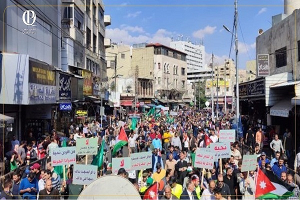 ہزاروں فلسطینیوں کی مسجدالاقصی میں حاضری / اردنی عوام کی حمایت