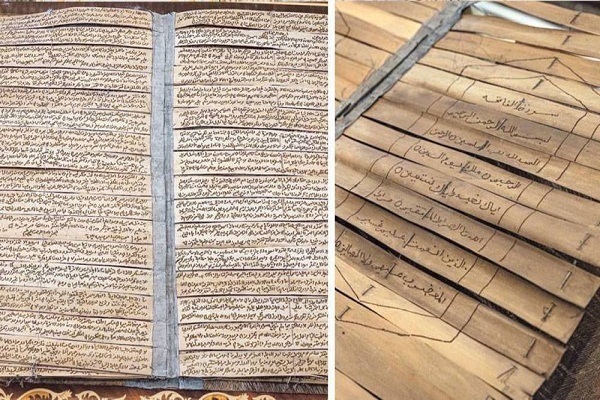 شارجه؛ کجھور کے پتوں پر قرآنی کتابت کی نمائش