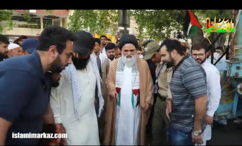 پاکستان میں قدس ڈے پر لاکھوں لوگ نکل پڑے