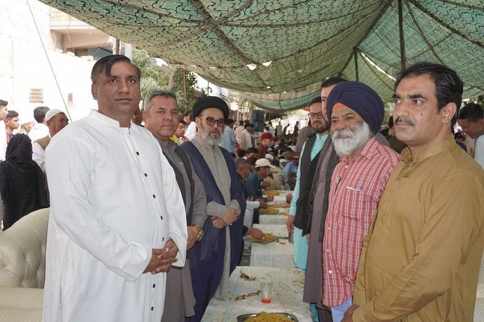 عید غدیر کا دسترخوان عالمی دسترخوان بن رہا ہے+  تصاویر