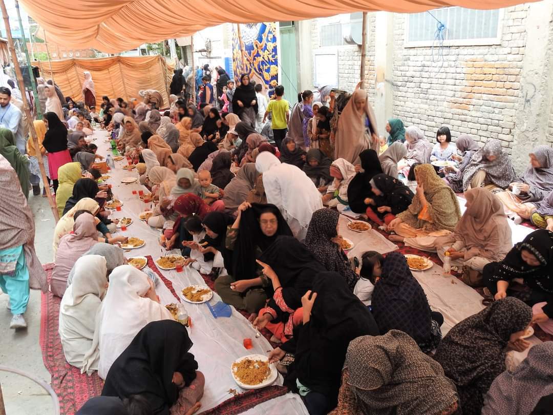 عید غدیر کا دسترخوان عالمی دسترخوان بن رہا ہے+  تصاویر