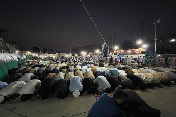باب الرضا کوئٹہ میں کربلا و مشھد کی فضاء