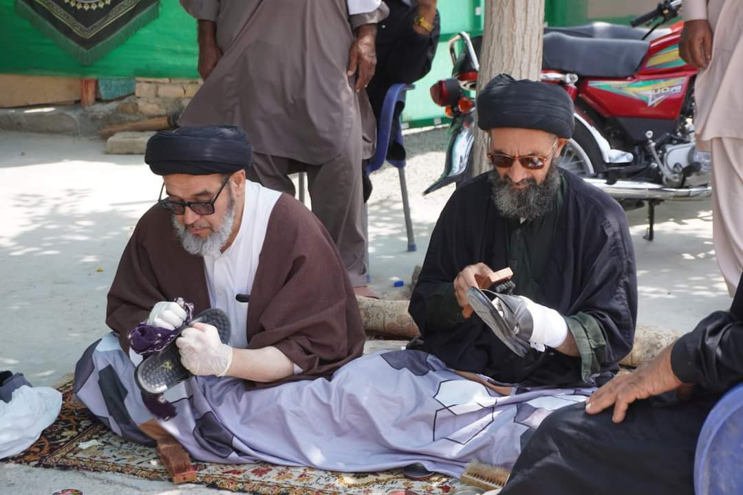 باب الرضا کوئٹہ میں کربلا و مشھد کی فضاء
