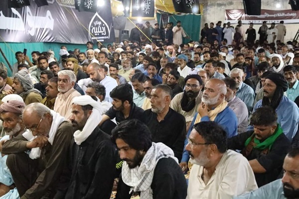 باب الرضا کوئٹہ میں کربلا و مشھد کی فضاء