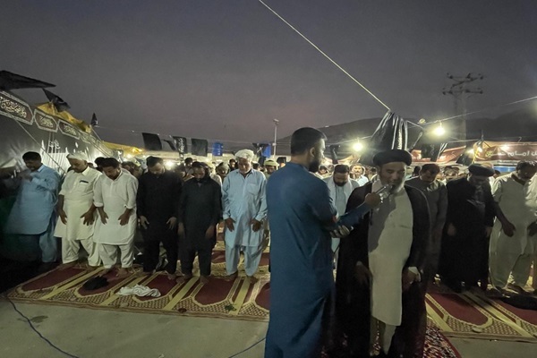 باب الرضا کوئٹہ میں کربلا و مشھد کی فضاء