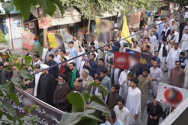 حزب اللہ رہنما کی شہادت پر ملک کے مختلف شہروں میں مظاہرے