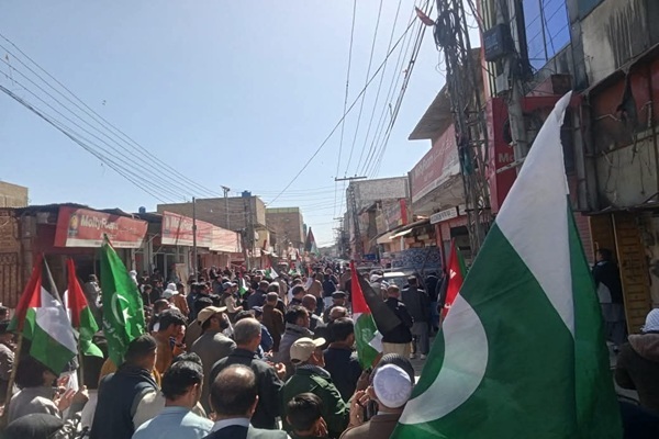 عالمی یوم القدس کے موقع پر کوئٹہ میں عظیم الشان ریلی
