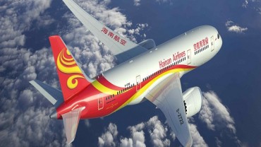 中国一家航空公司删除其航线中的以色列名称
