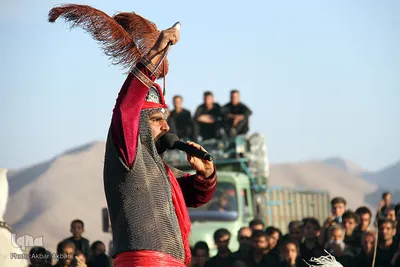 آیین تعزیه خوانی روز عاشورا در وردنجان