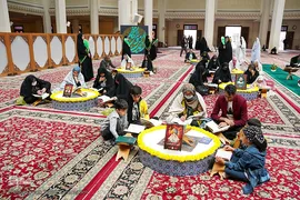 آغاز محفل جزءخوانی قرآن ماه رمضان