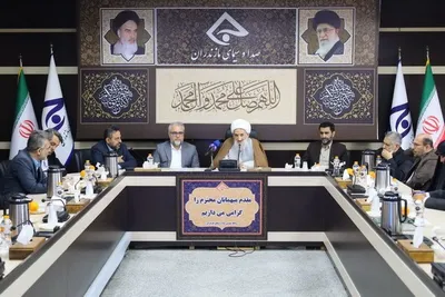 نشست نماینده ولی فقیه در مازندران با مدر کل صدا و سیمای مازندران