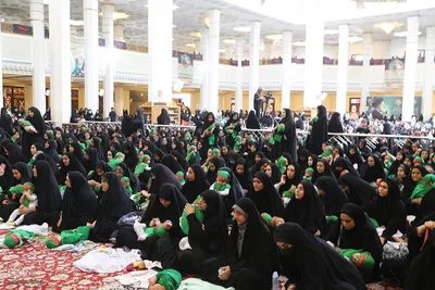 مراسم شیرخوارگان حسینی در حرم مطهر شاهچراغ(ع)
