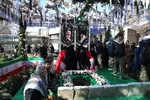 تشییع پیکر مطهر پنج شهید گمنام در تبریز‎