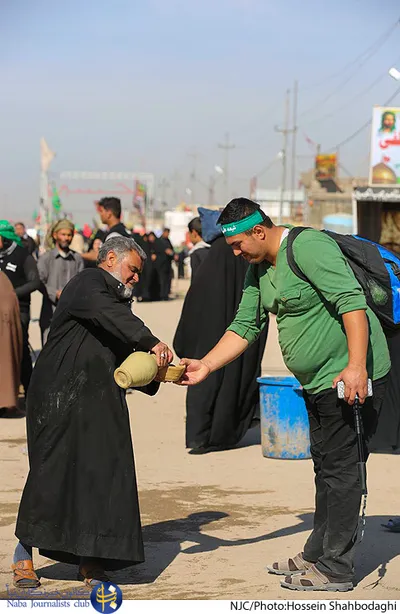 شور و حال زائران حسینی در آستانه اربعین