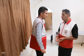 بازدید سرپرست حجاج ایرانی از مرکز پزشکی هلال احمر در مدینه