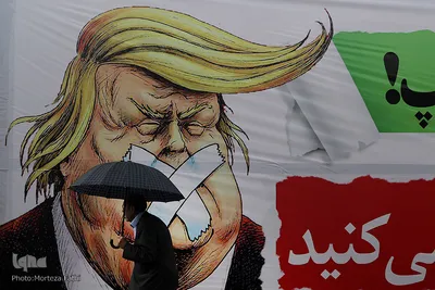 راهپیمایی مردم تبریز در اعتراض به بد عهدی آمریکا