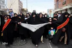 تشییع شهید مدافع حرم "سید قدرت موسوی" در سمنان