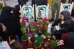 تحویل سال ۱۴۰۵ در گلستان شهدای اصفهان