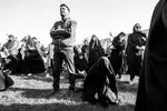 تجمع سوگواران امام خامنه‌ای در میدان امام اصفهان