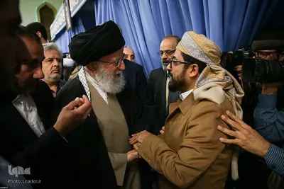 دیدار مسئولان نظام و میهمانان کنفرانس وحدت اسلامى‌ با رهبر انقلاب