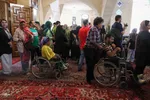 حضور گسترده معلولان تبریز در انتخابات ریاست جمهوری‎