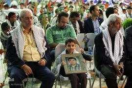 مراسم زنگ دانش آموز شهید در گلزار مطهر شهدا