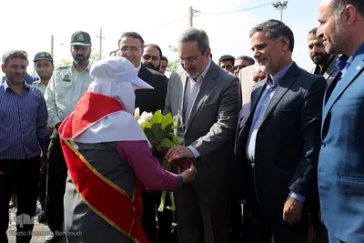 ⁨مراسم افتتاح آموزشگاه شهدای دانایی در روستای حصار قاضی بخش جواد آباد