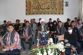 نواخت زنگ استکبارستیزی در محل درس شهید حادثه تروریستی حرم مطهر شاهچراغ(ع)
