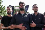 مراسم تشییع پیکر مرزبان شهید ستوان‌یکم مهدی محمدی‌نسب در قزوین