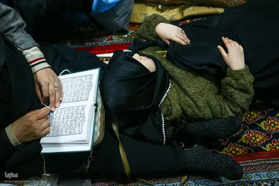 مراسم احیای شب نوزدهم ماه رمضان در مسجد جامع واوان
