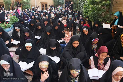 مراسم جزء‌خوانی در خانه موزه شهید مدرس