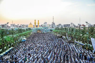 نماز عید سعید فطر در کربلای معلی