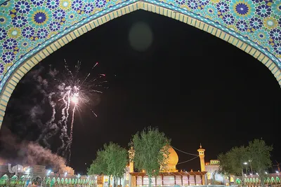 جشن نیمه شعبان در حرم مطهر شاهچراغ(ع)