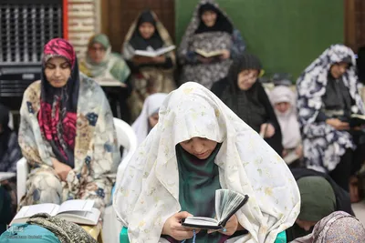 مراسم معنوی اعتکاف در مساجد قزوین