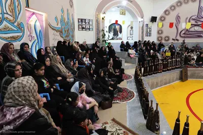 مراسم جشن میلاد حضرت امام علی(ع) در سالن ورزشی زورخانه شهرستان اهر
