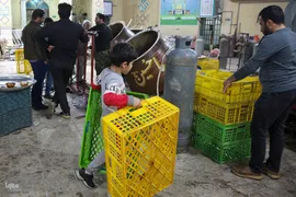 پخت سمنو در شیراز‎