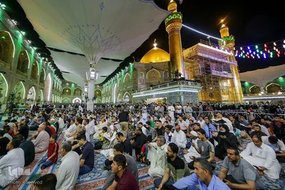 جزءخوانی قرآن کریم در آستان مقدس علوی