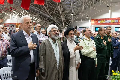 مراسم اربعین شهدای خدمت در اصفهان
