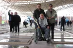 عطرافشانی و غبارروبی مزار شهدای وادی رحمت تبریز