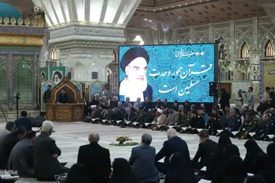 تجدید میثاق قاریان، حافظان، فعالان و مدیران امور قرآنی با آرمان‌های انقلاب اسلامی