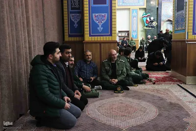 عطرافشانی و غبارروبی مزار شهدای وادی رحمت تبریز
