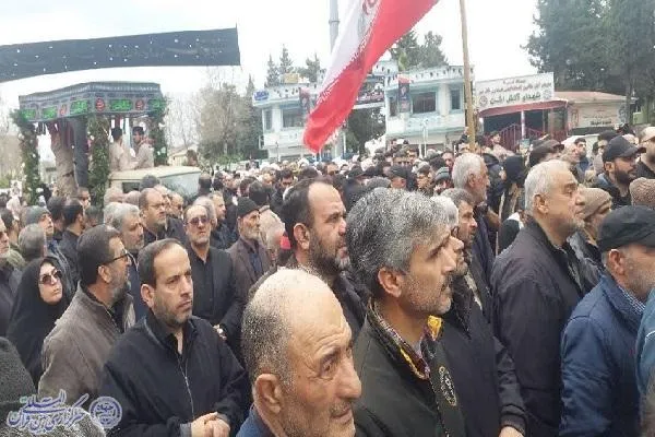 آیین تشییع دو پیکر مطهر شهید حملات صهیونی آمریکایی در قائم شهر