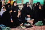 محفل انس با قرآن بانوان در حرم علی‌بن مهزیار اهوازی